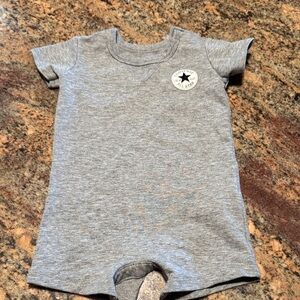 Gray Kids One Piece Bodysuit